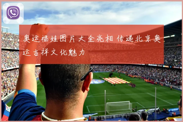 奥运福娃图片大全亮相 传递北京奥运吉祥文化魅力