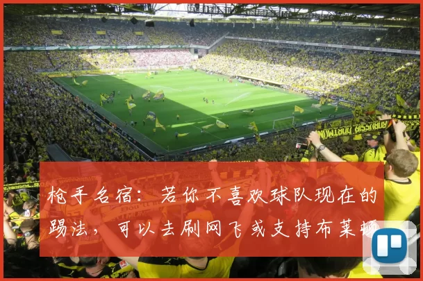 枪手名宿：若你不喜欢球队现在的踢法，可以去刷网飞或支持布莱顿
